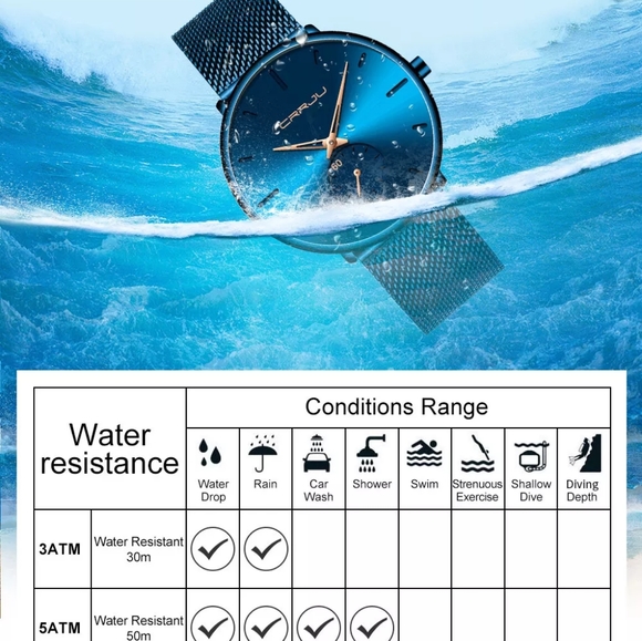 Blue Men Watch Top Luxury Brand Business Watches - Picture 4 of 8